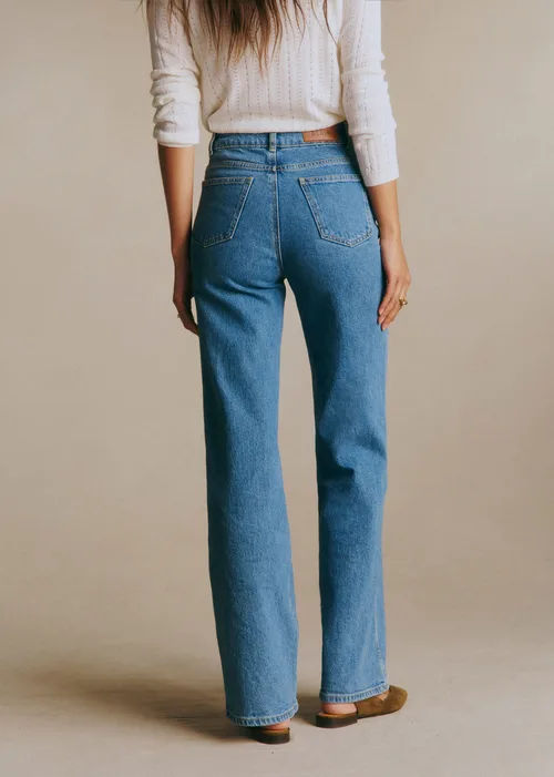 Pantalon Le New 70's - Bleu Denim — image 4
