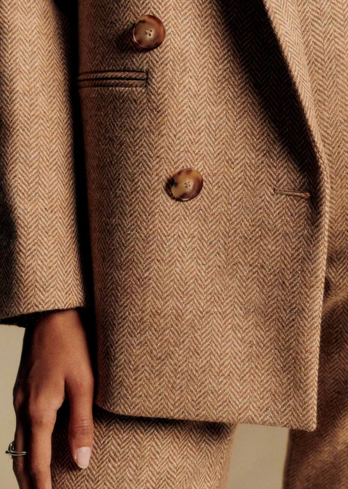 Veste Chelsea - Chevrons Camel Ecru — image 4