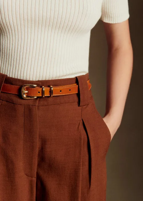 Ceinture Livie - Camel Vernis — image 2