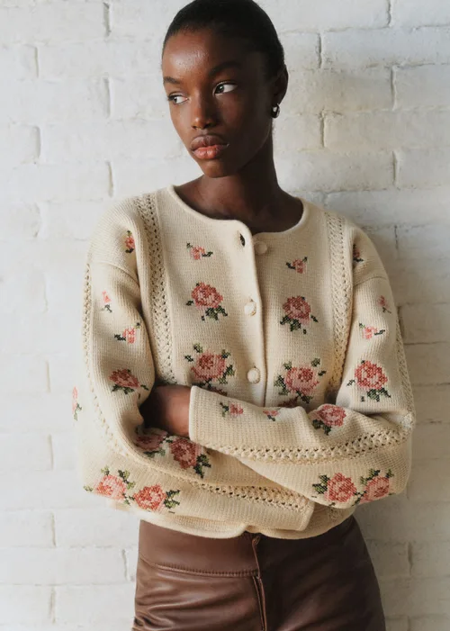Gilet Caroline - Sézane x Sea NY - Crème Brodé — image 3