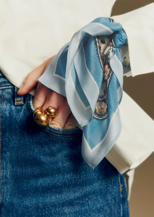 Foulard Cleopatra - Imprimé Prisca — image 4