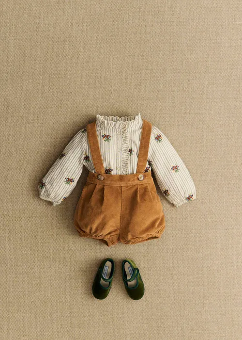 Chemise Chlo - Petit Sézane x Antoinette Poisson - Rayures Broderies Boutonnières — image 5