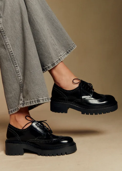 Derbies Jacob - Noir Glacé