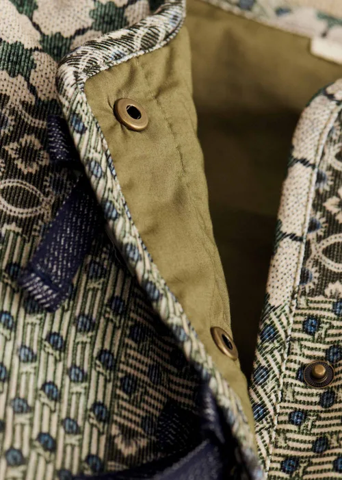 Manteau Sari - Petit Sézane x Antoinette Poisson - Imprimé Patchwork Dominote — image 6