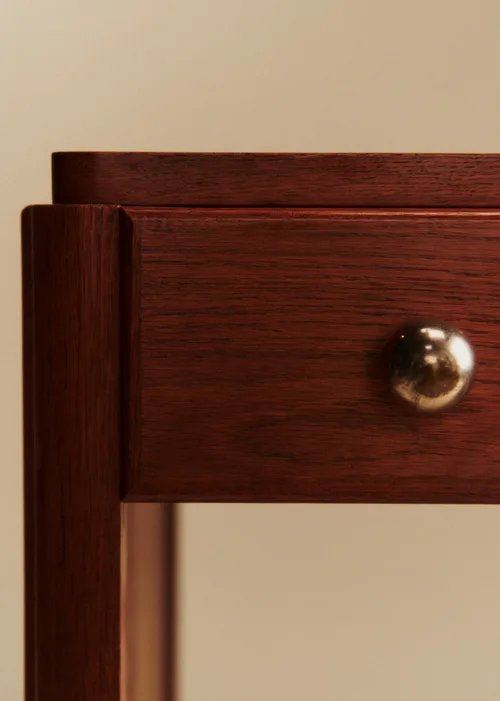 Bureau en bois art déco années 40 - Bois — image 8