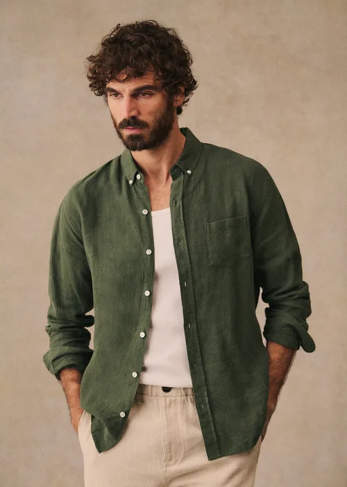 Chemise Charlie Lin - Kaki — image 8