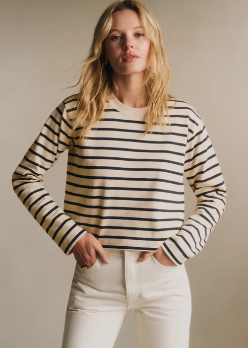 Marinière Elina - Écru / Marine