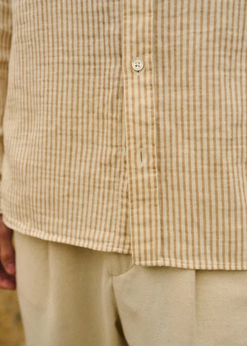 Chemise Luke - Rayures Écru / Beige — image 4