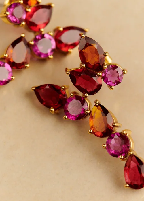Boucles d'oreilles Helene - Rose Multi — image 3