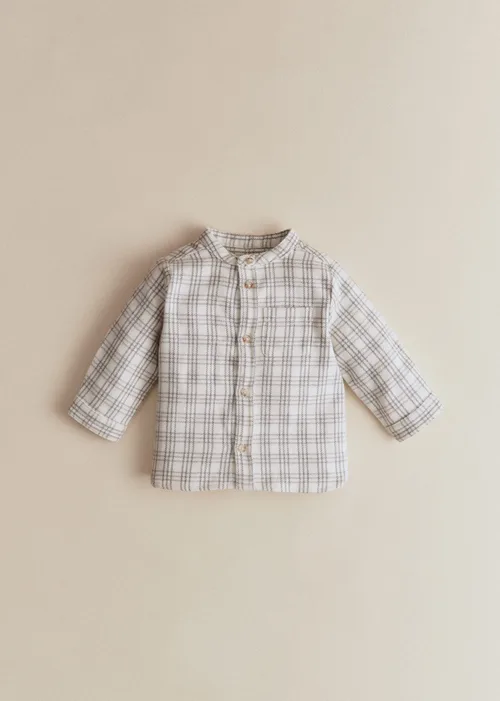 Chemise Benny - Carreaux Gris Doux
