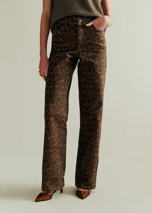 Pantalon Le Wide Leg - Imprimé Léopard