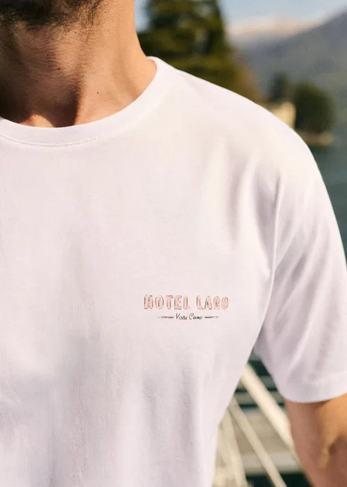 T-Shirt Hotel Lago - Blanc — image 6