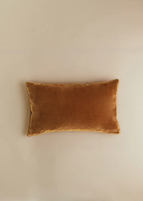 Coussin Velours Édition - Petit modèle - Caramel — image 5