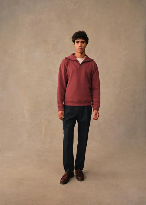 Sweatshirt Jarvis - Rouge Foncé — image 7