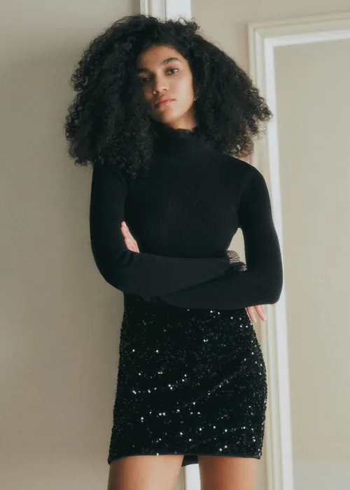 Jupe Malia - Sequins Noirs — image 3
