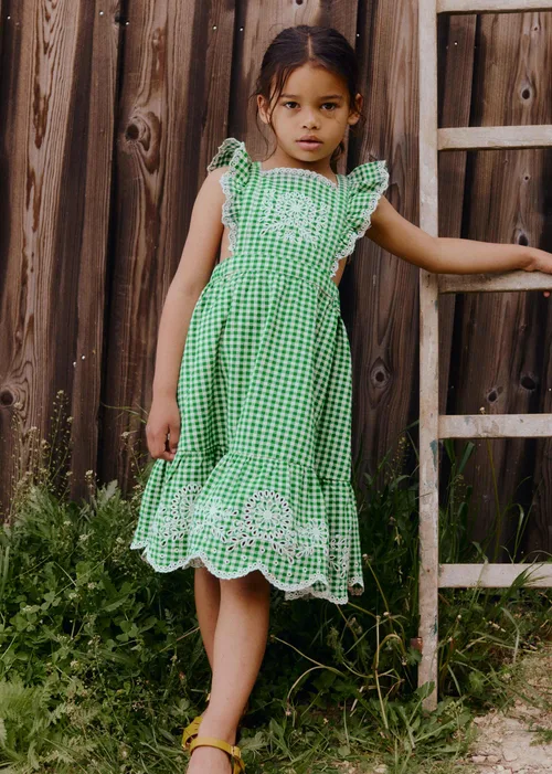 Robe Aurore - Vichy Vert — image 8