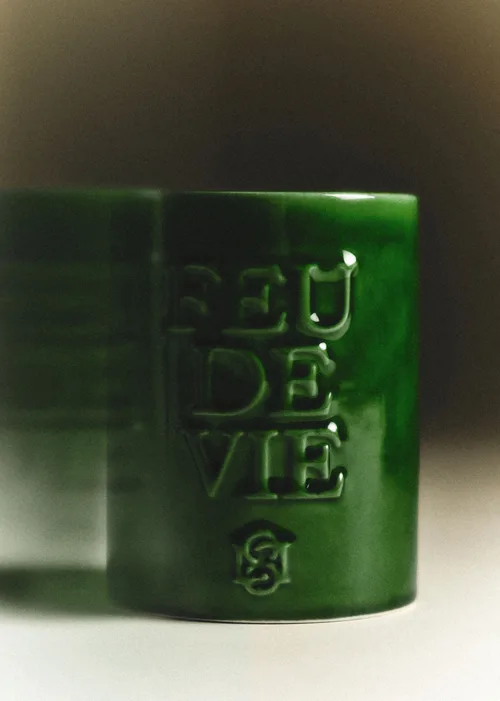 Bougie Feu de vie - Le Basilic - Vert — image 3