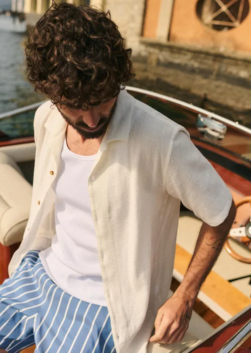 Chemise Holt Coton Lin - Blanc — image 5
