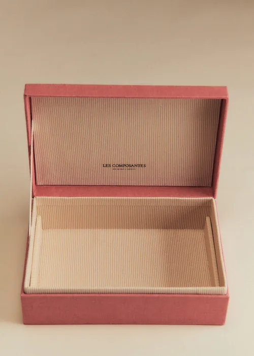 Boîte bijoux matelassée - Blush — image 4