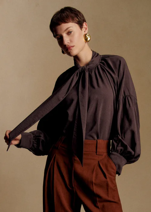 Chemise Tazia - Marron Profond — image 3
