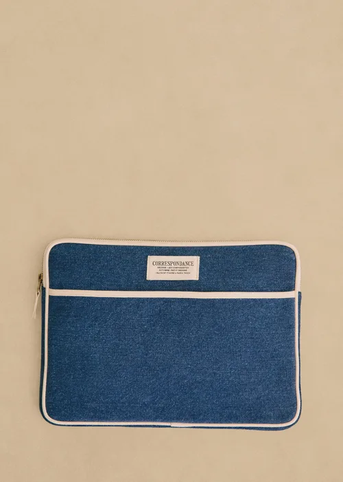 Housse d'ordinateur - Denim