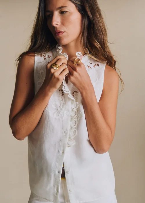 Blouse Sasky - Ecru — image 4