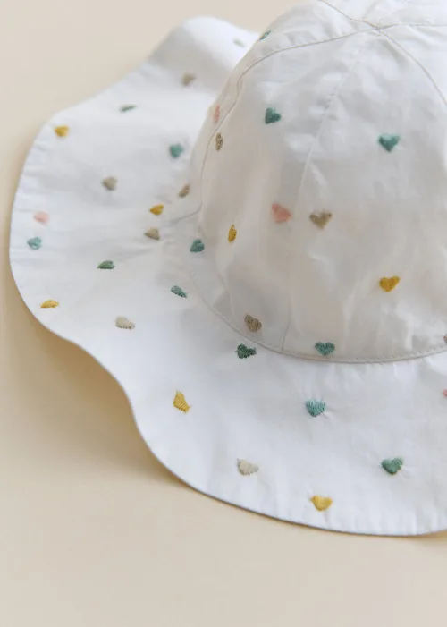 Chapeau Shilah - Blanc / Broderies Multico — image 3