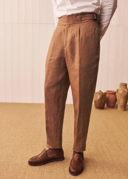 Pantalon Terence - Camel Chiné