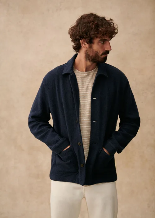 Veste Irwin - Marine texturé — image 6