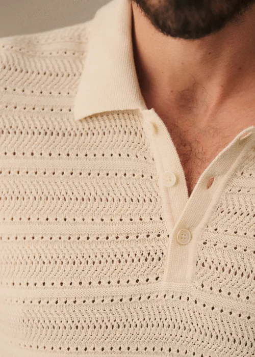 Polo Maille Pietro - Écru — image 7