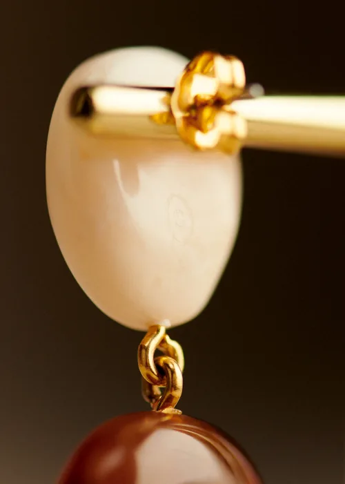 Boucles d'oreilles Carla - Ecru Multi — image 4
