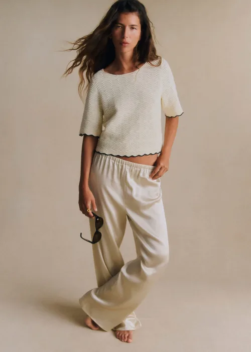 Maille THIANE - Ecru / Noir — image 4