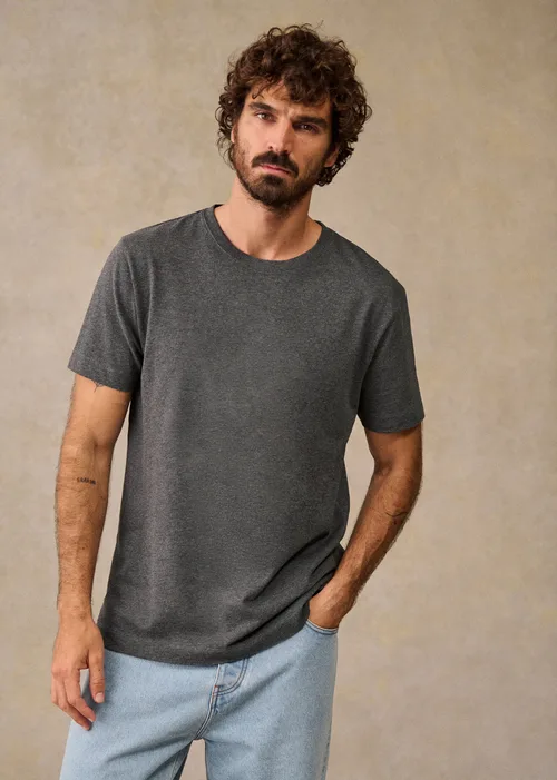 T-Shirt Kenneth - Anthracite chiné