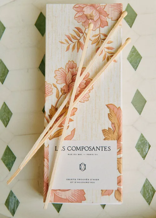Boîte d'allumettes - Imprimé Sérénade Rose et Café — image 5