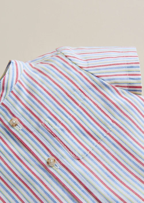 Chemise Benicio - Rayure Rouge Bleu Jaune — image 3