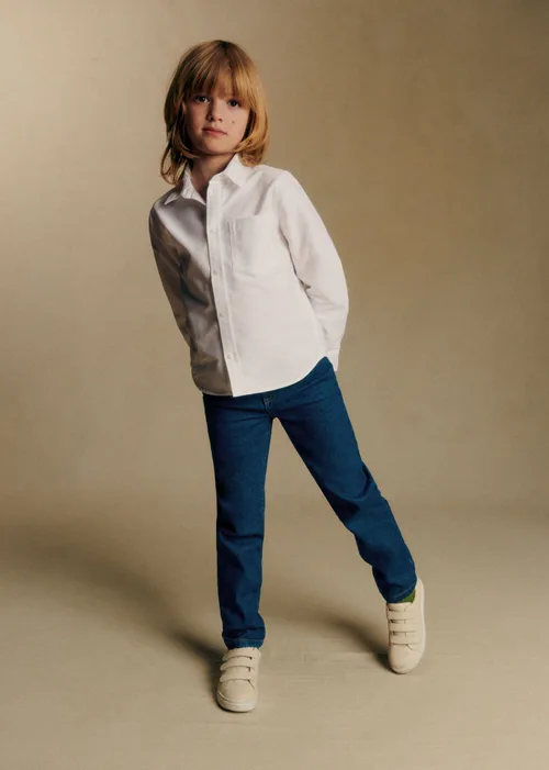 Pantalon Léo - Bleu Denim Foncé — image 4
