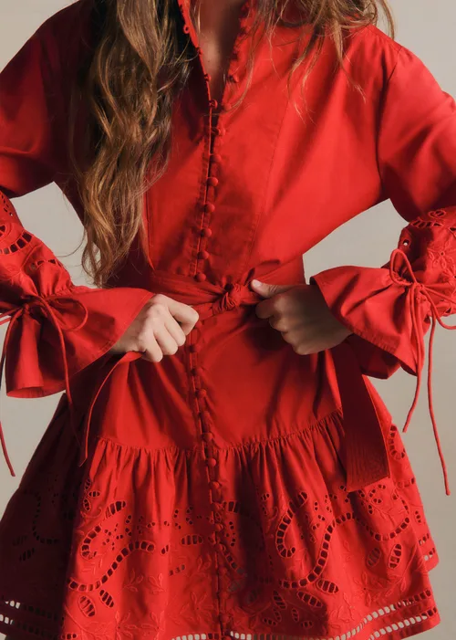 Robe Odette - Rouge — image 3