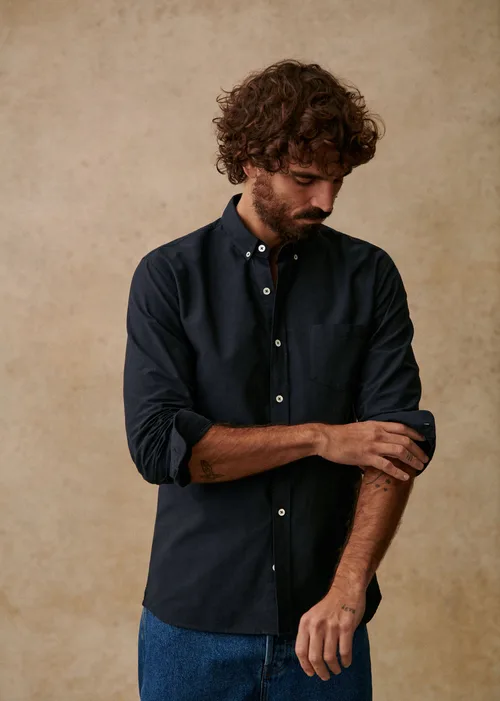 Chemise Charlie Oxford - Marine — image 5