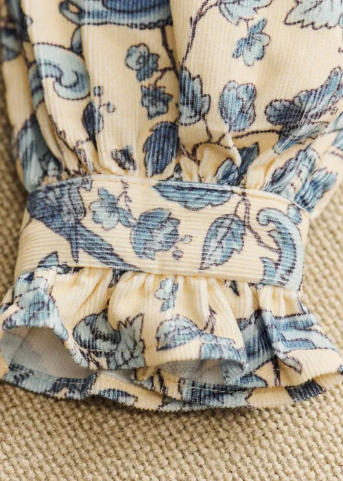 Blouse Linaya - Petit Sézane x Antoinette Poisson - Imprimé Oiseaux Bleus — image 5
