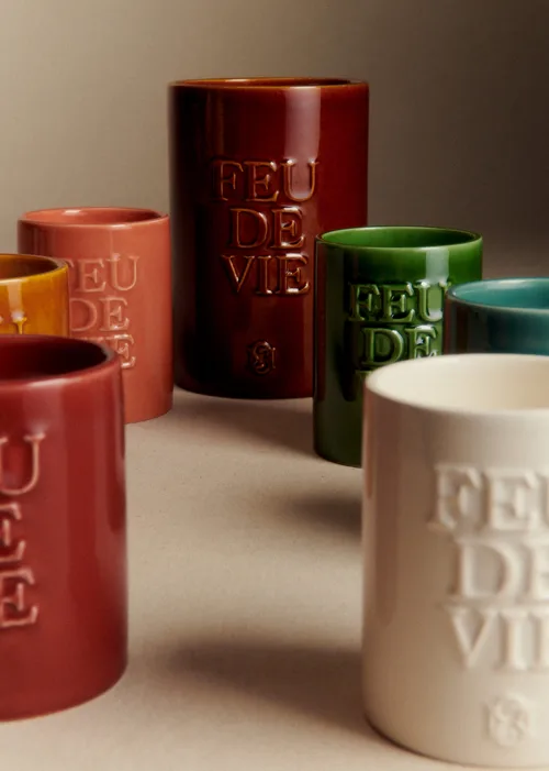 Bougie Feu de vie - Grand modèle - L'ambre - Moka — image 4