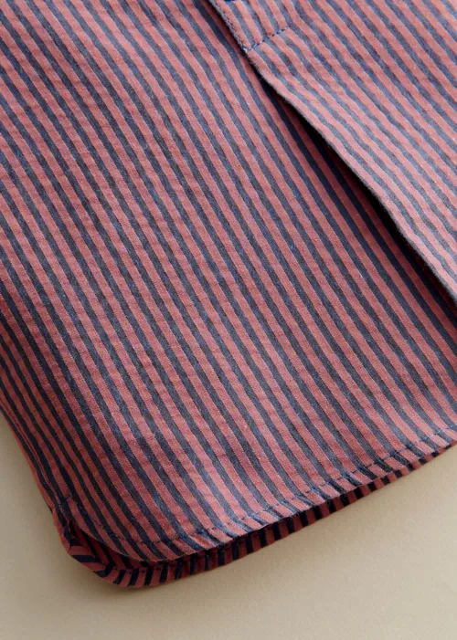 Chemise Marco - Rayure Rose Marine — image 4