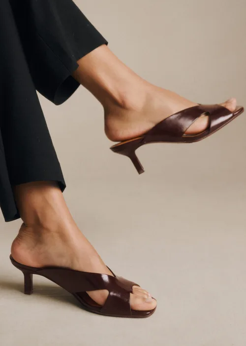 Mules Ingrid - Chocolat Vintage — image 6