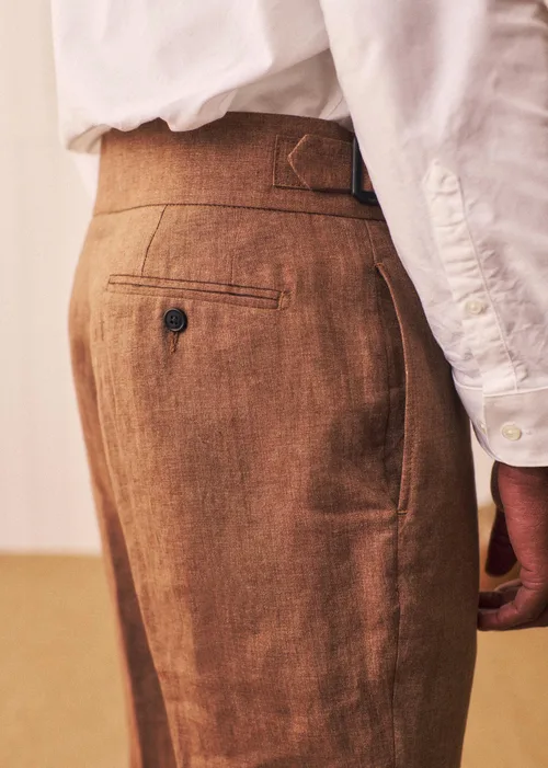 Pantalon Terence - Camel Chiné — image 3