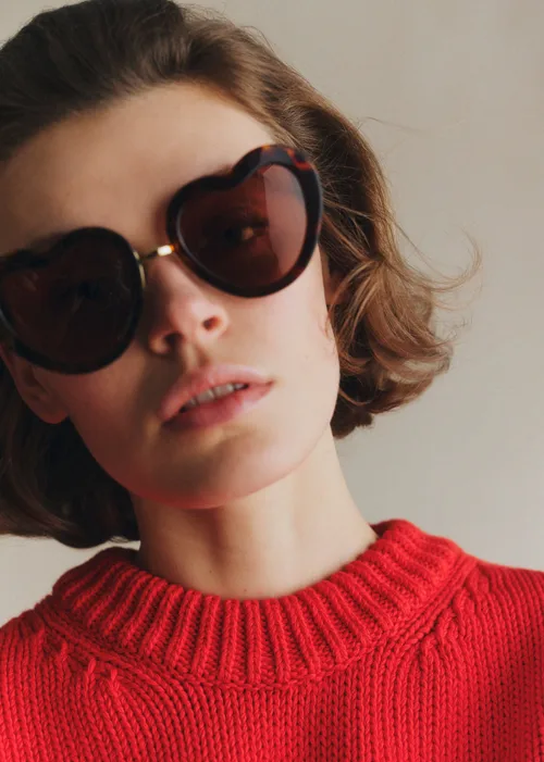 Lunettes de soleil Fiona - Ecailles et Doré — image 6