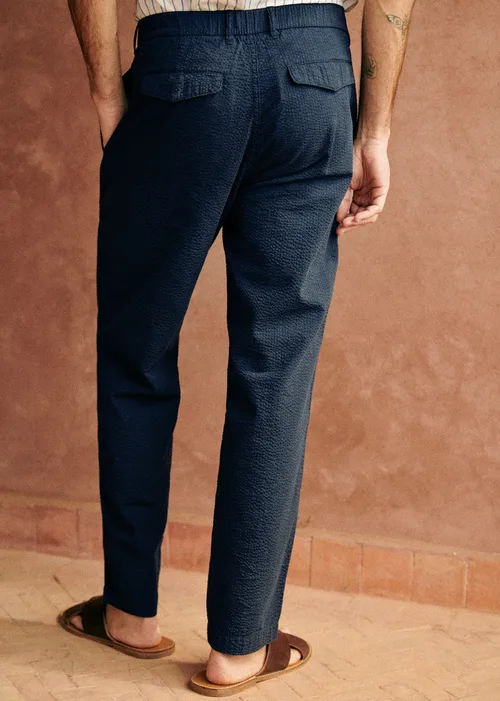 Pantalon Shane - Seersucker Marine — image 3
