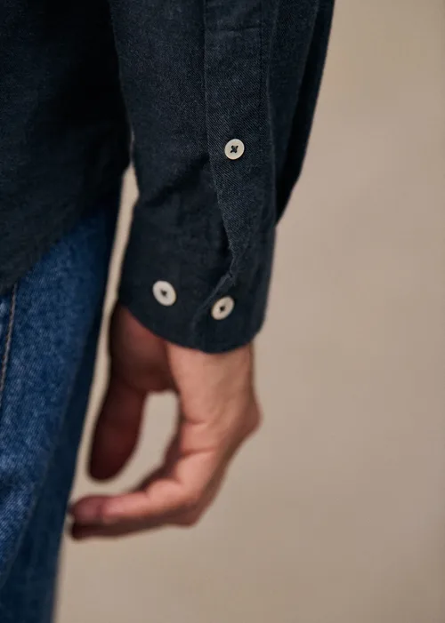 Chemise Charlie Flanelle - Bleu Chiné — image 4