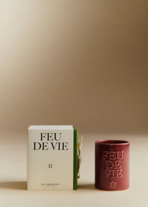 Bougie Feu de vie - L' Ambre - Framboise — image 3