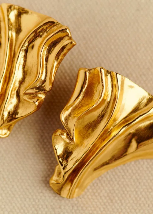 Boucles d'oreilles Nora - Doré — image 3