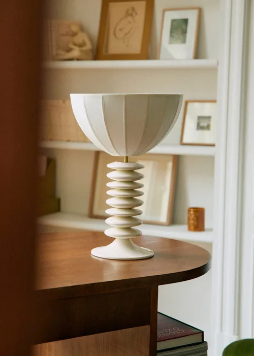 Lampe Tango - écru - Abat-jour Tango - Coton écru — image 5