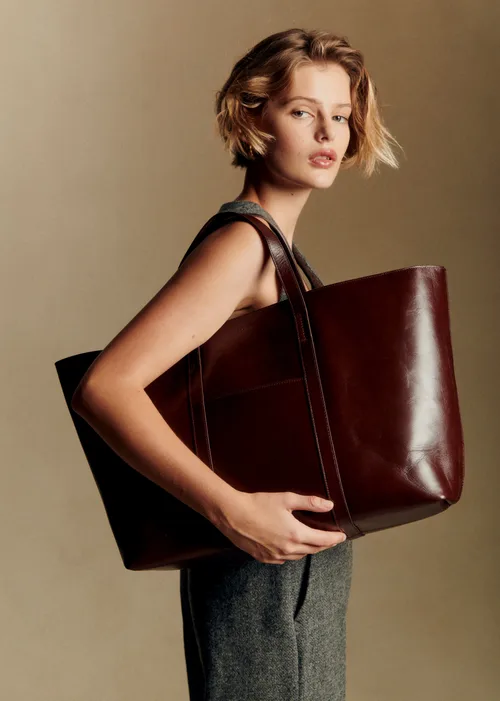 Cabas Maxi Gabin - Chocolat Vintage — image 5